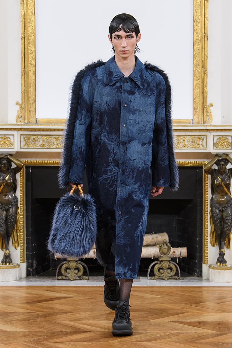 feng chen wang fall winter 2023 collection release information knots denim outerwear 