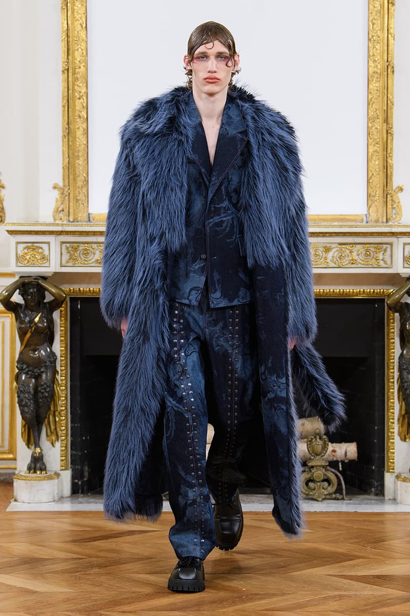 feng chen wang fall winter 2023 collection release information knots denim outerwear 