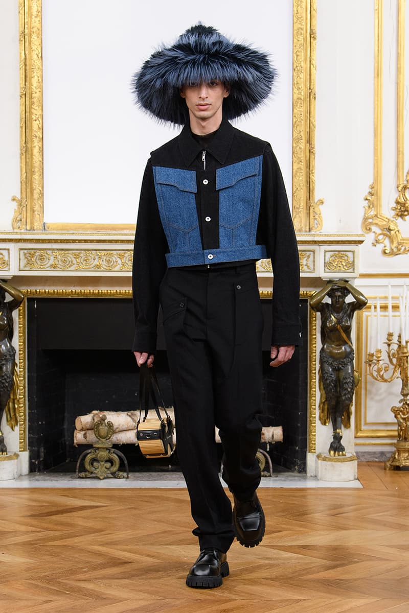 feng chen wang fall winter 2023 collection release information knots denim outerwear 