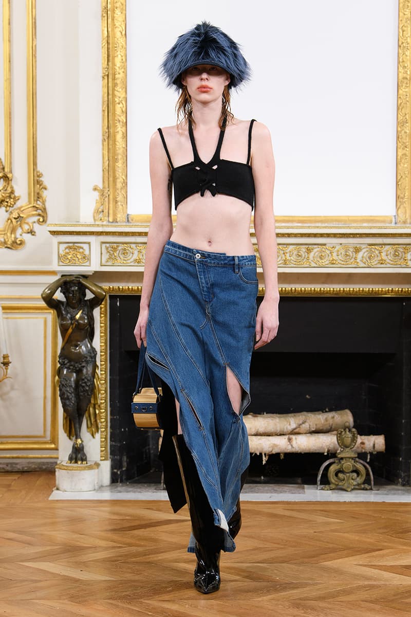 feng chen wang fall winter 2023 collection release information knots denim outerwear