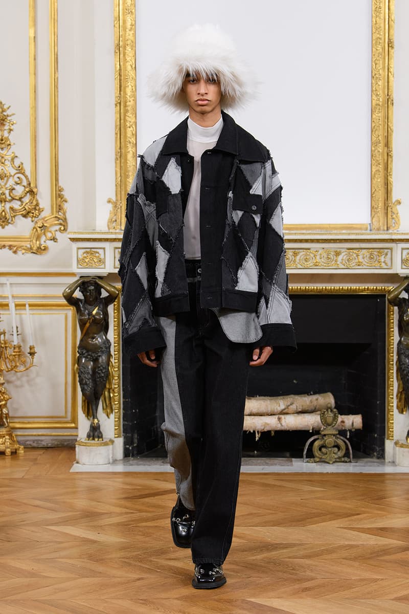 feng chen wang fall winter 2023 collection release information knots denim outerwear