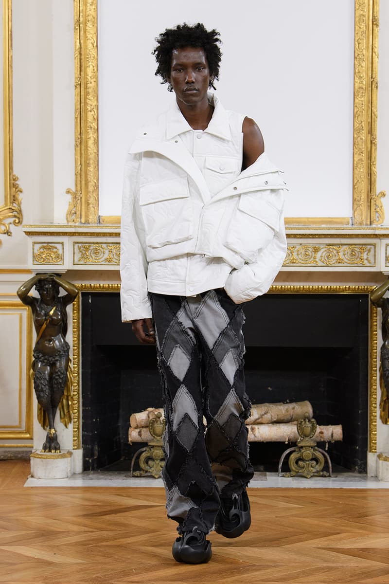 feng chen wang fall winter 2023 collection release information knots denim outerwear