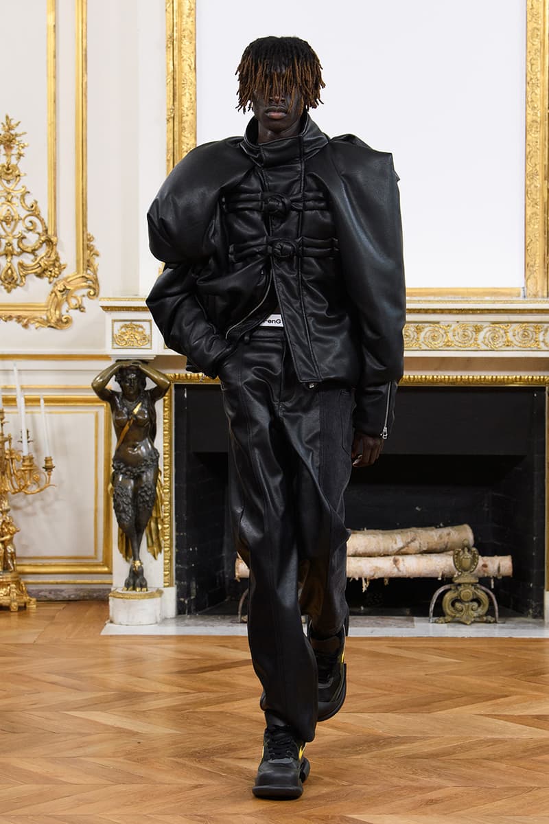 feng chen wang fall winter 2023 collection release information knots denim outerwear