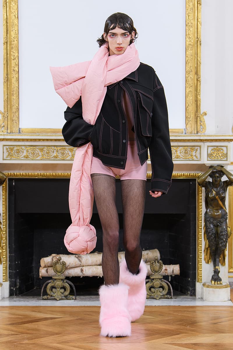feng chen wang fall winter 2023 collection release information knots denim outerwear