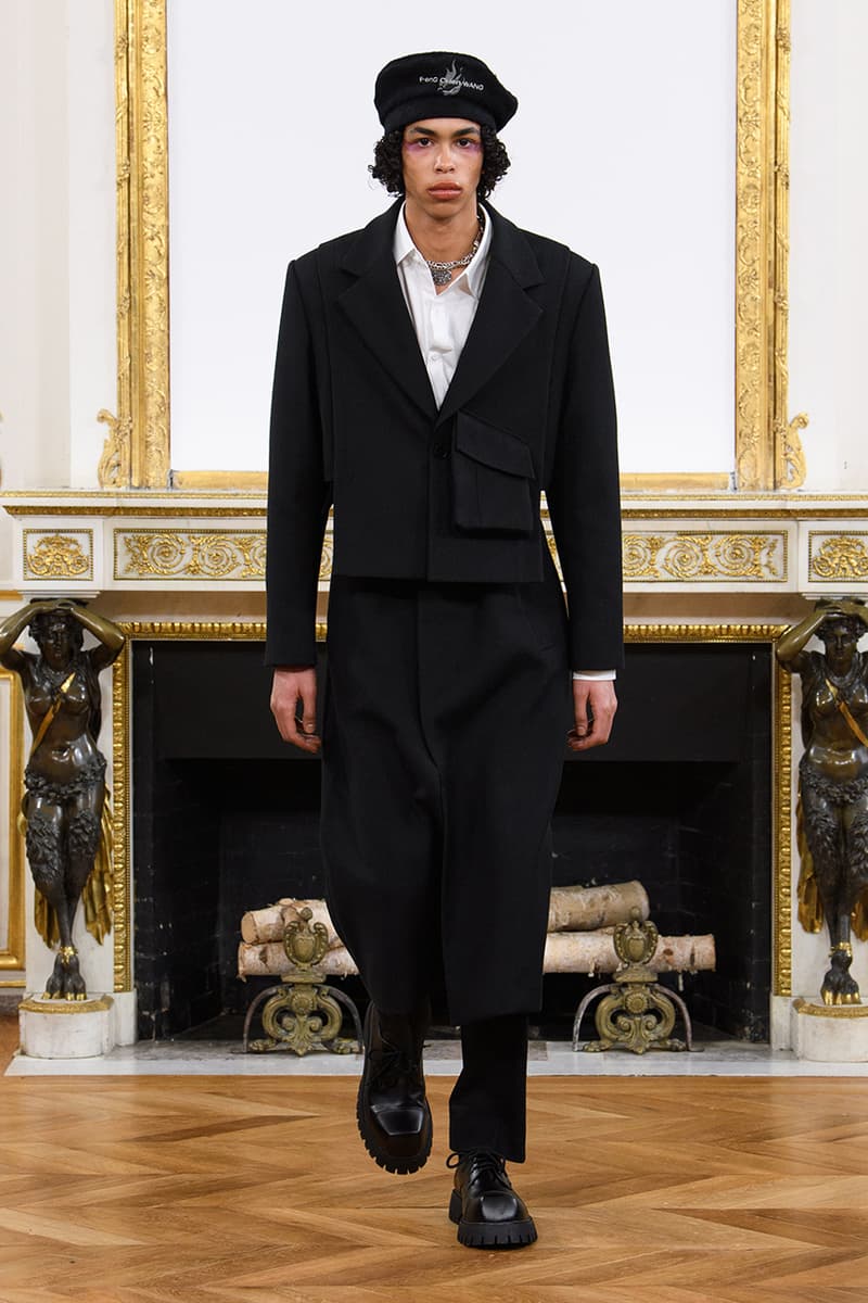 feng chen wang fall winter 2023 collection release information knots denim outerwear