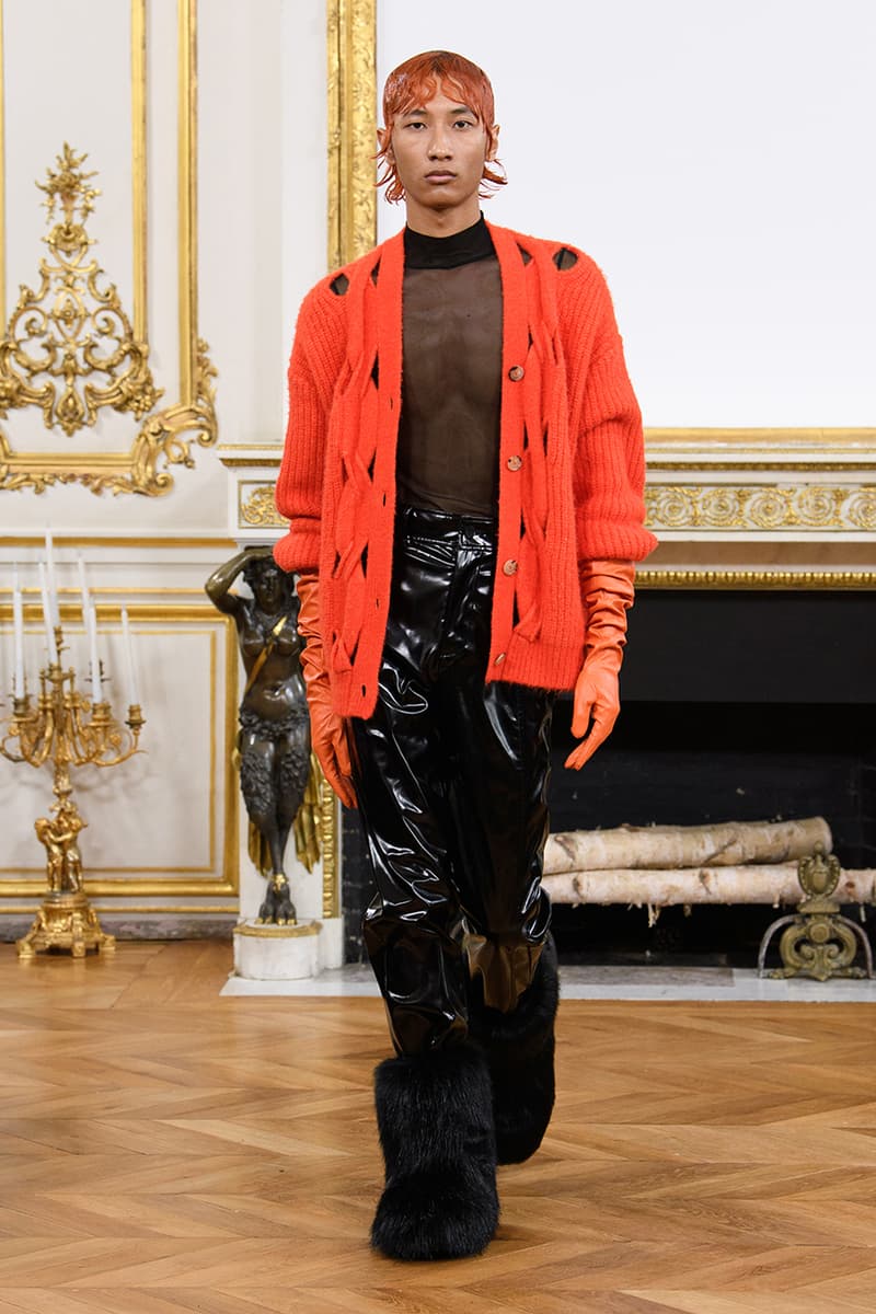 feng chen wang fall winter 2023 collection release information knots denim outerwear 