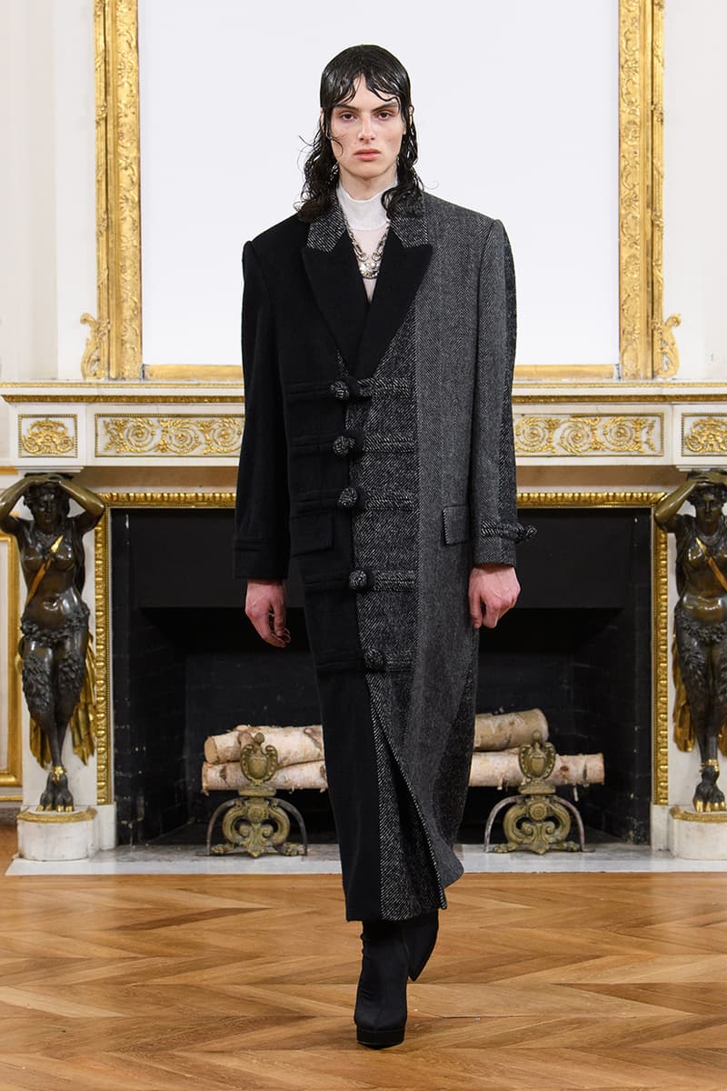 feng chen wang fall winter 2023 collection release information knots denim outerwear