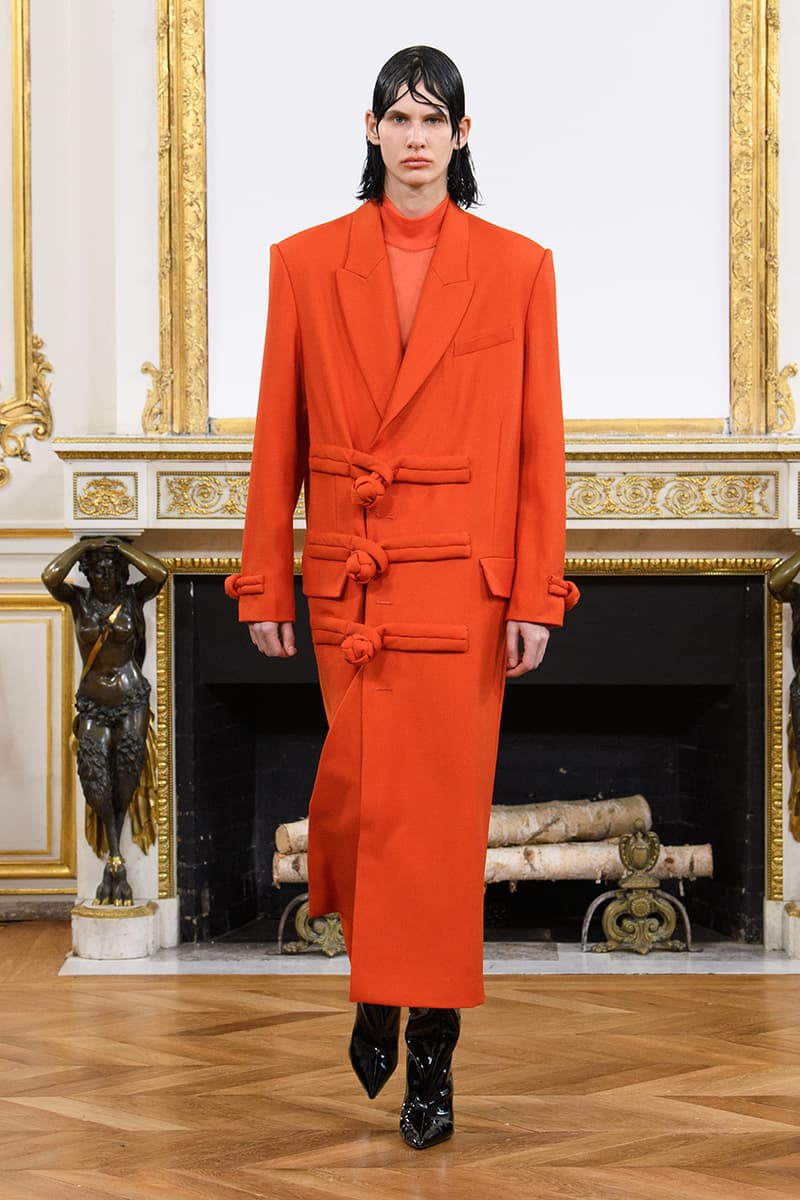 feng chen wang fall winter 2023 collection release information knots denim outerwear