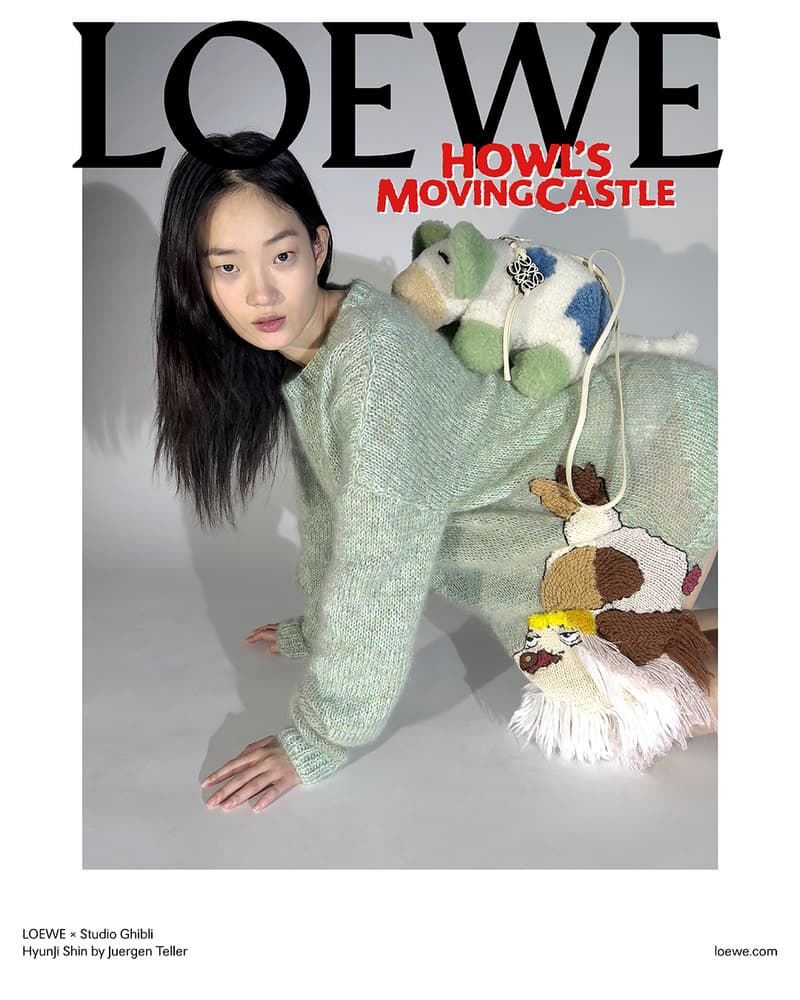 Loewe Howl's Moving Castle Studio Ghibli Collaboration Calcifer Puzzle Flamenco Bag Release Info