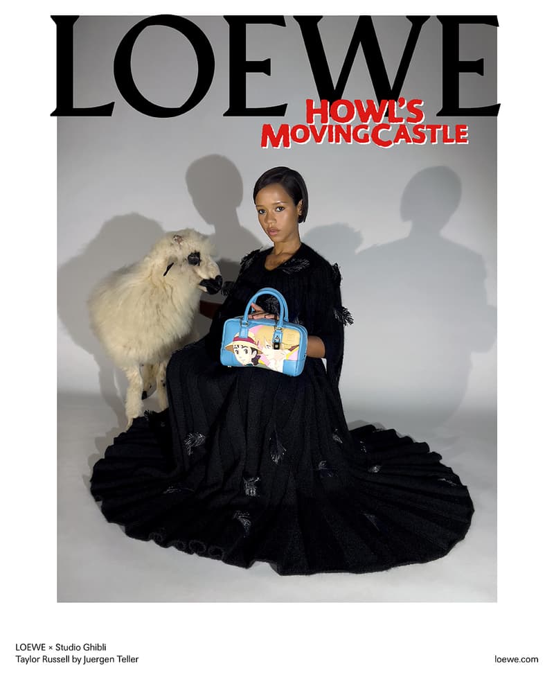 Loewe Howl's Moving Castle Studio Ghibli Collaboration Calcifer Puzzle Flamenco Bag Release Info