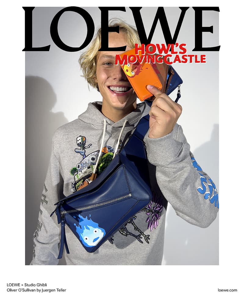 Loewe Howl's Moving Castle Studio Ghibli Collaboration Calcifer Puzzle Flamenco Bag Release Info