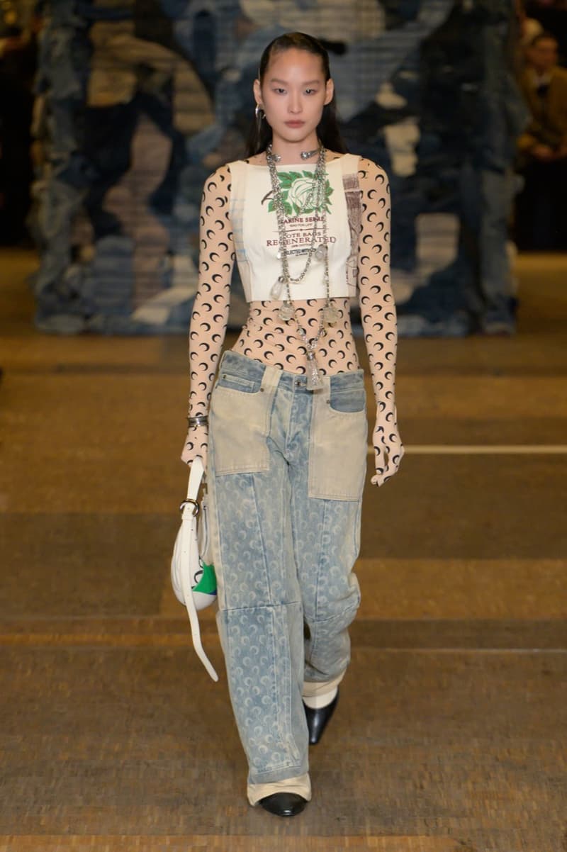 marine serre sustainable show paris fashion week
