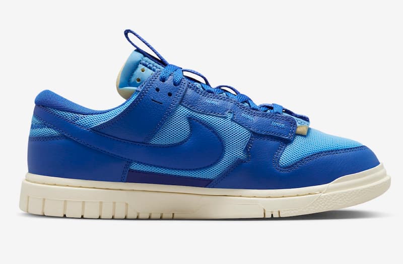 nike dunk low remastered blue white gum sneaker trainer