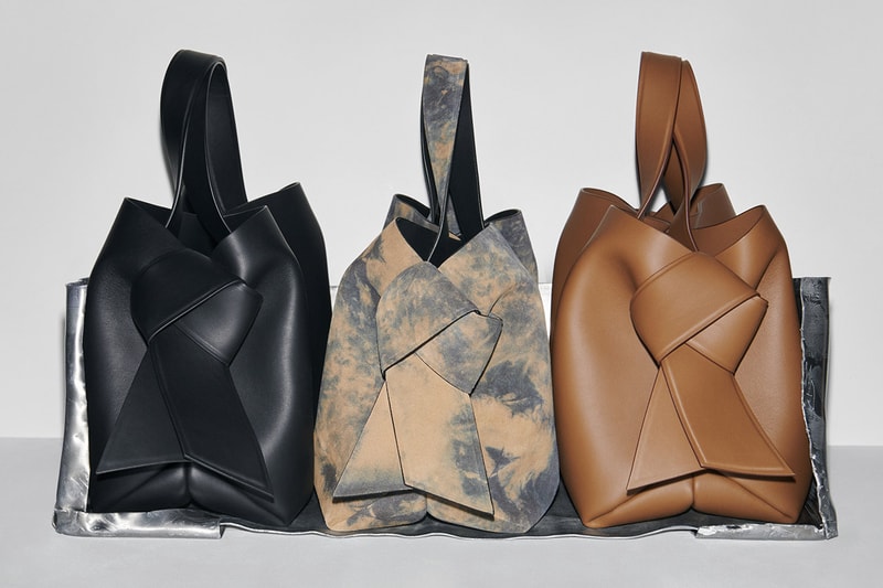 acne studios musubi bag spring summer 2023 collection handbags accessories leather denim 