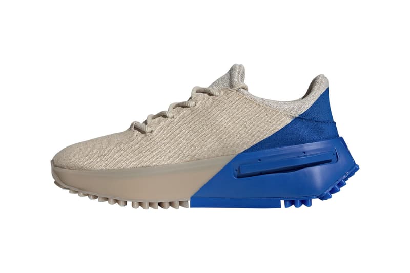 Pharrell Williams adidas Originals NMD S1 MAHBS Humanrace Oatmeal Blue Corn Release Date