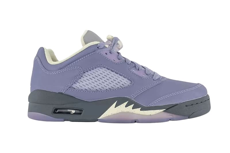 nike air jordan 5 indigo haze sneaker purple