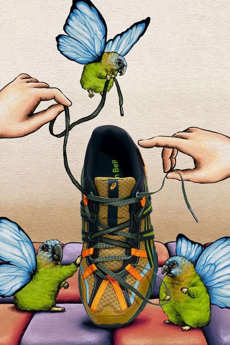 andersson bell asics footwear series collaboration Gel-Sonoma 15-50 sneakers
