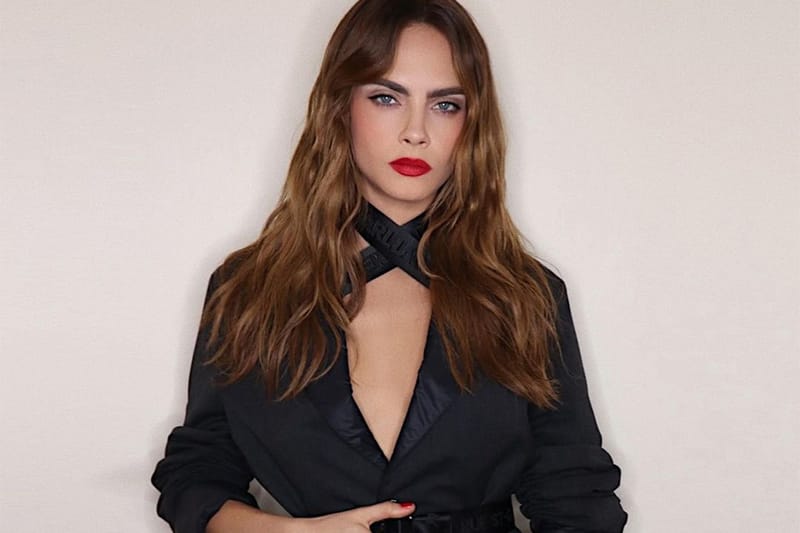 Cara Delevingne's "Crotch Fruit" XXL Blonde Hair Extensions Set the Mood for the New Year