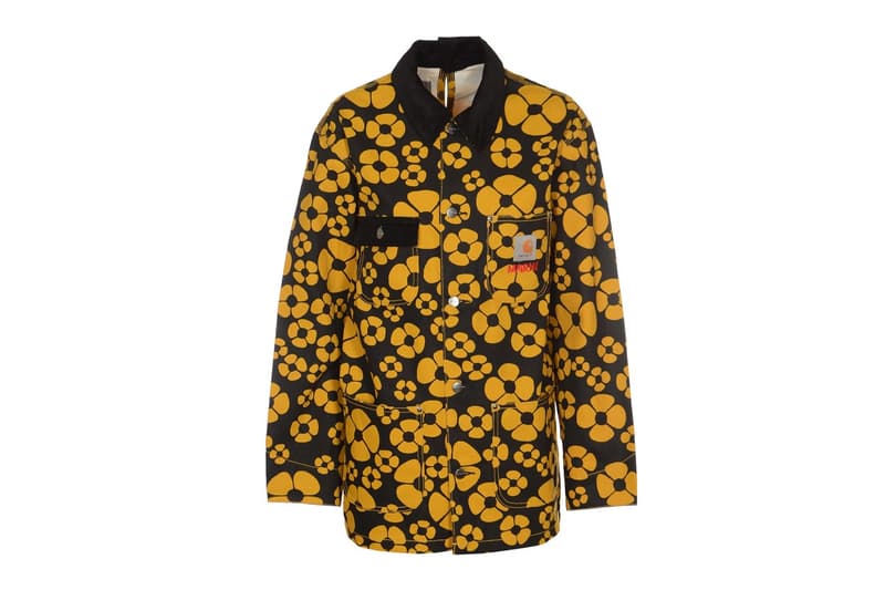 carhartt wip marni collaboration work shits skirts bucket hats tote bags platform slip-ons