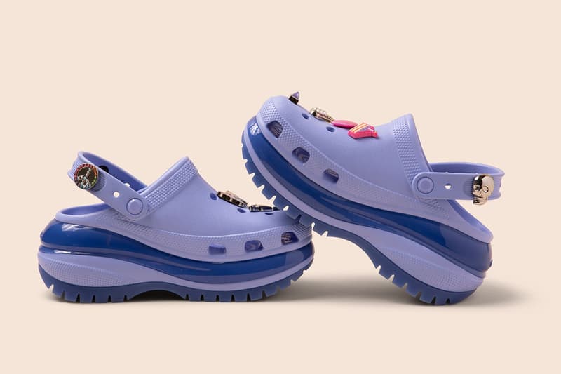 crocs clogs mega crush pink jibbitz future