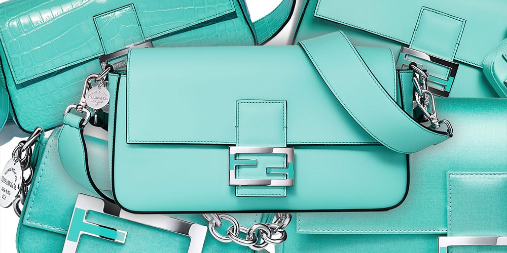 Collaboration Heritage Handbags : Tiffany & Co. x Fendi Baguette Bag