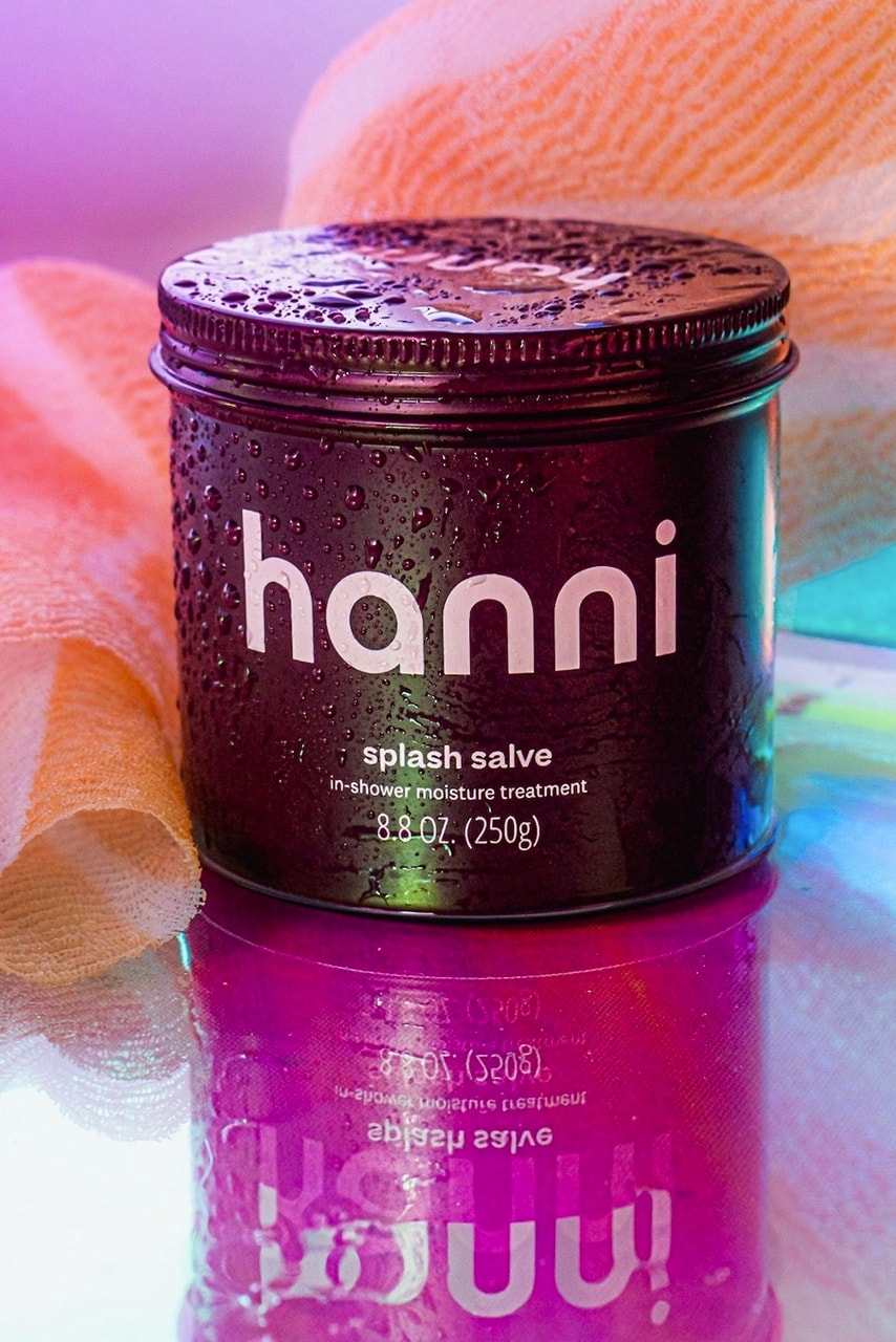 hanni splash salve skincare beauty shower treatment dry skin shea butter jojoba oil coconut oil glycerin