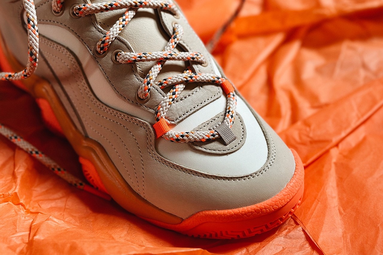 beyonce adidas ivy park sneakers trainers orange beige laces