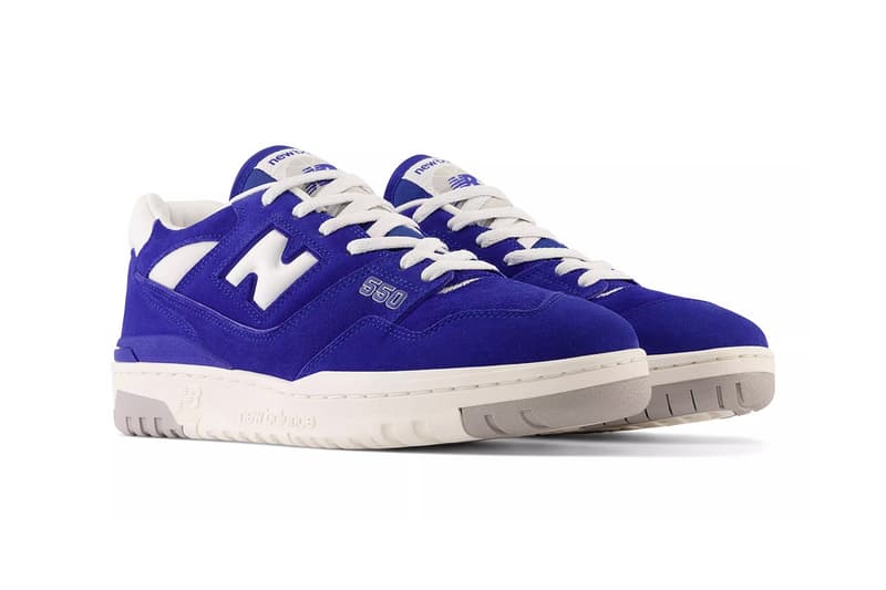 new balance 550 suede pack blue red pastel