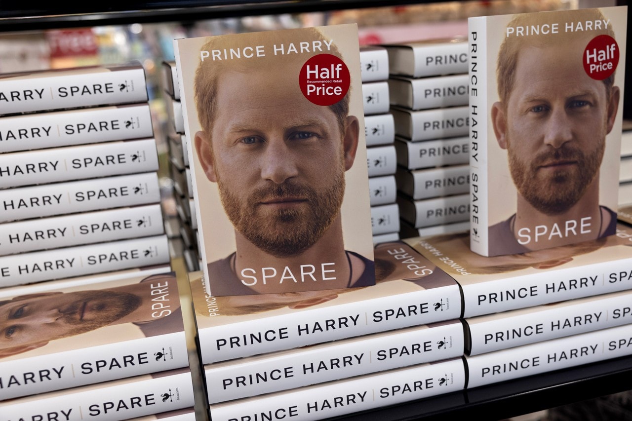 prince harry memoir spare autobiography book copies