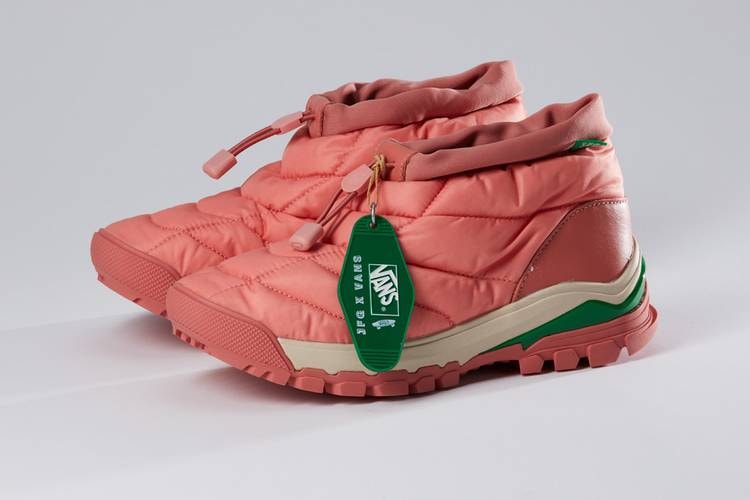 joe freshgoods vault by vans chocolate valley resort collaboration footwear clothing pants handbags puffer jackets outerwear