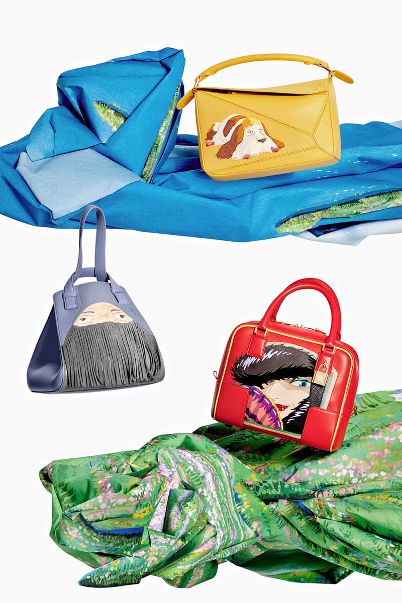 Loewe Howl's Moving Castle Studio Ghibli Collaboration Calcifer Puzzle Flamenco Bag Release Info