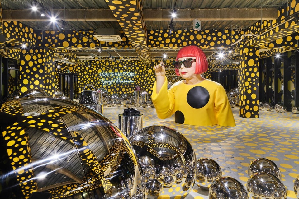 A giant Yayoi Kusama sculpture has popped up on the façade of the Louis  Vuitton store in Champs Èlysèes, Paris - Global Design News
