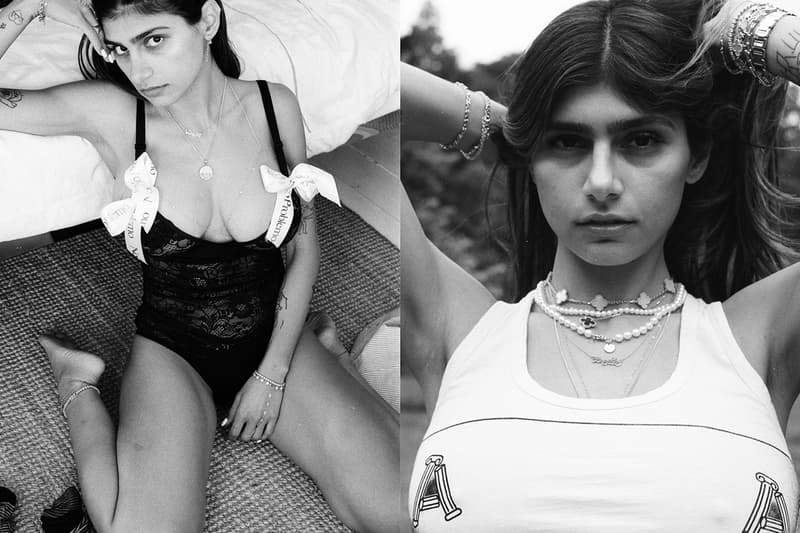 mia khalifa aries photo book fall winter campaign