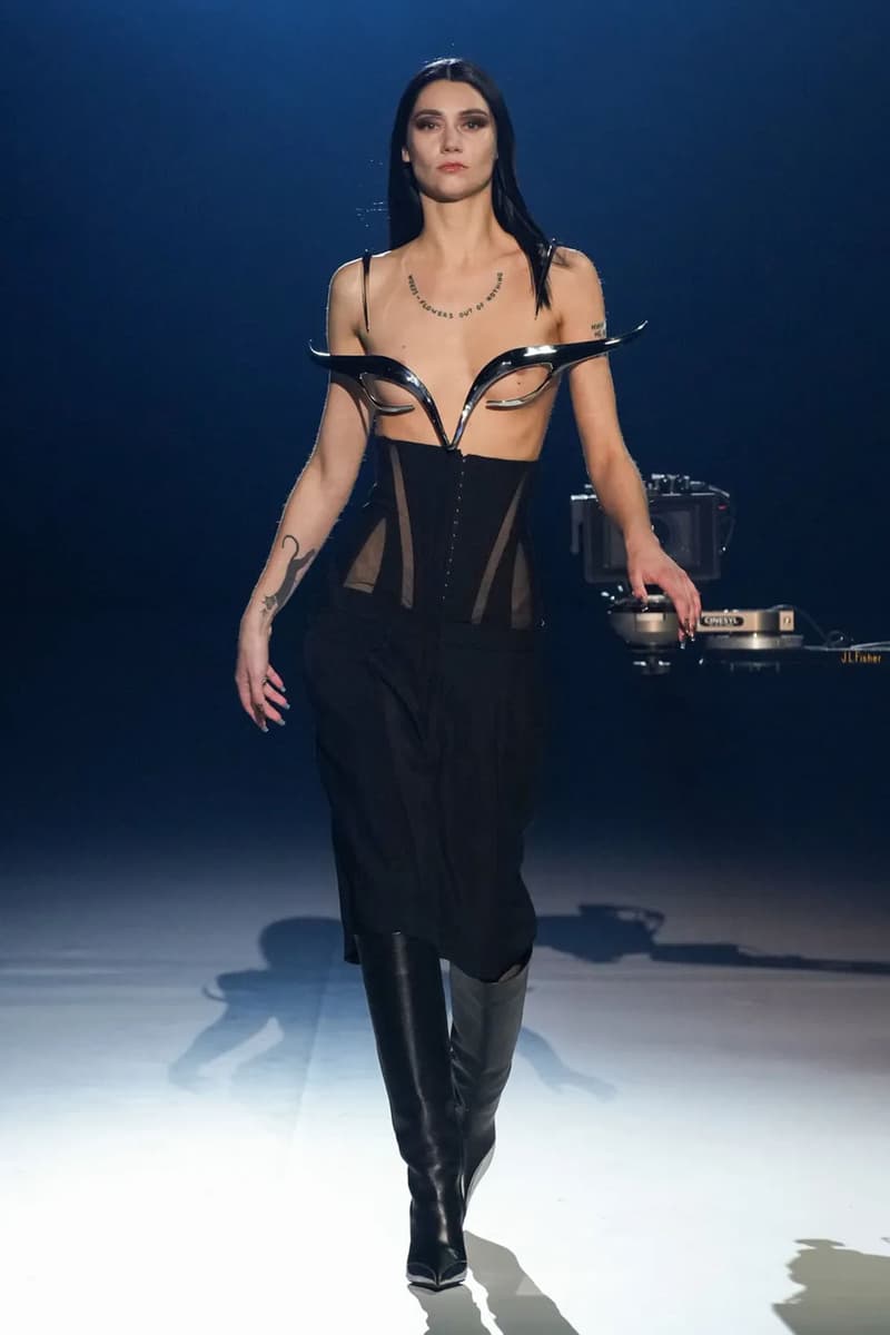 Mugler Fall Winter Collection Casey Cadwallader Paris Runway Images Ziwe Paloma Elsesser Arca