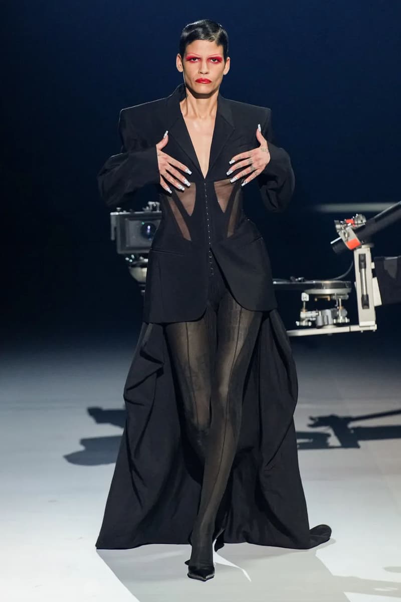 Mugler Fall Winter Collection Casey Cadwallader Paris Runway Images Ziwe Paloma Elsesser Arca