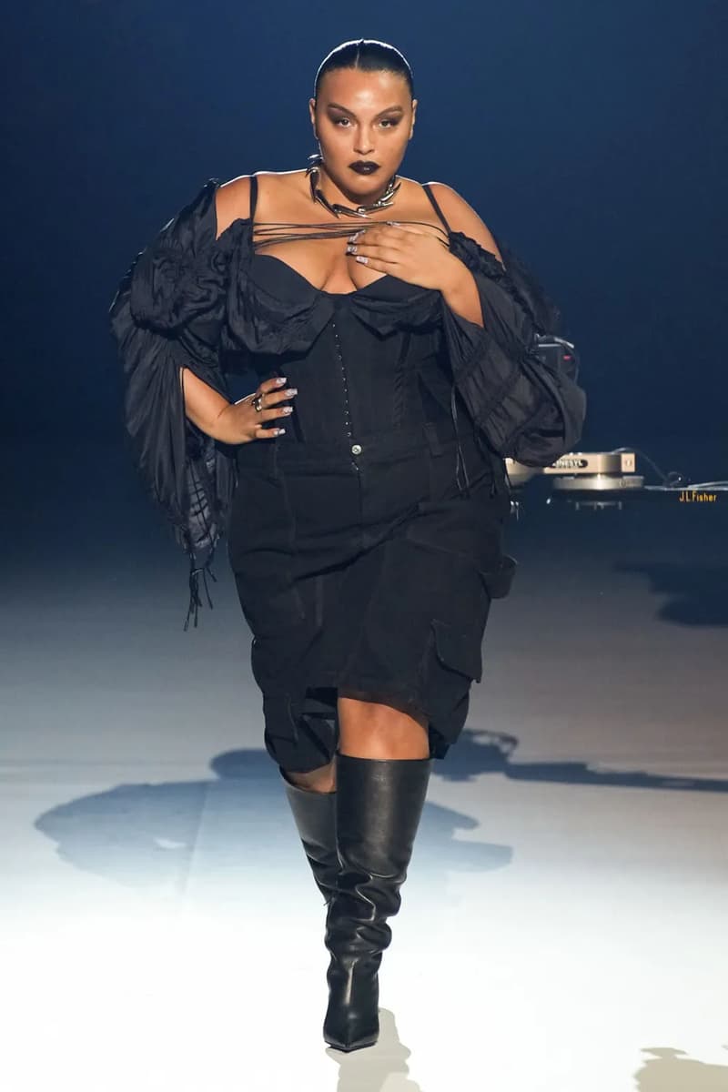 Mugler Fall Winter Collection Casey Cadwallader Paris Runway Images Ziwe Paloma Elsesser Arca