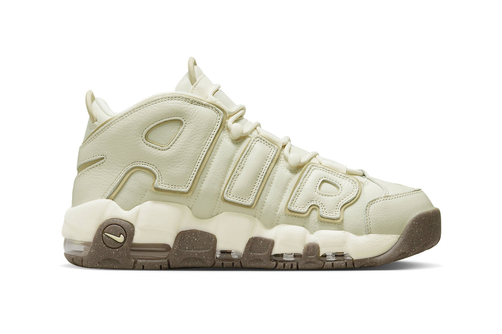 Nike Air More Uptempo "Coconut Milk" Beige White Images Release Info