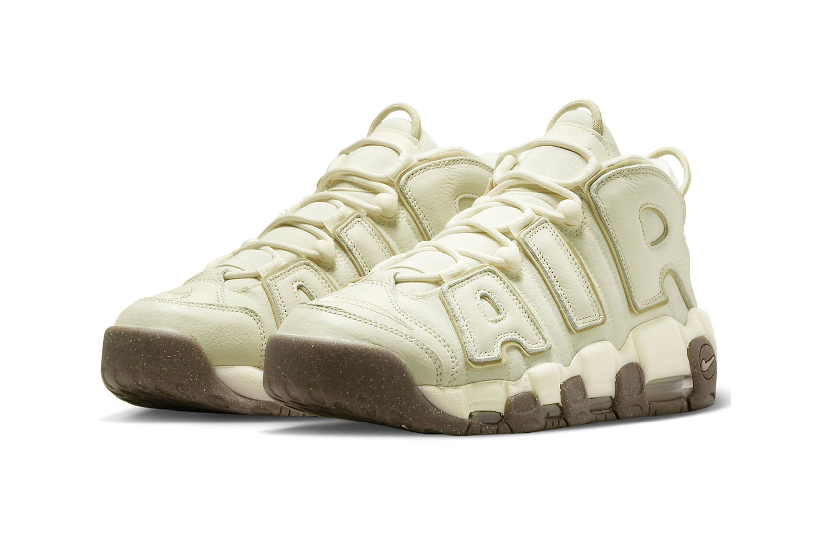 Nike Air More Uptempo "Coconut Milk" Beige White Images Release Info