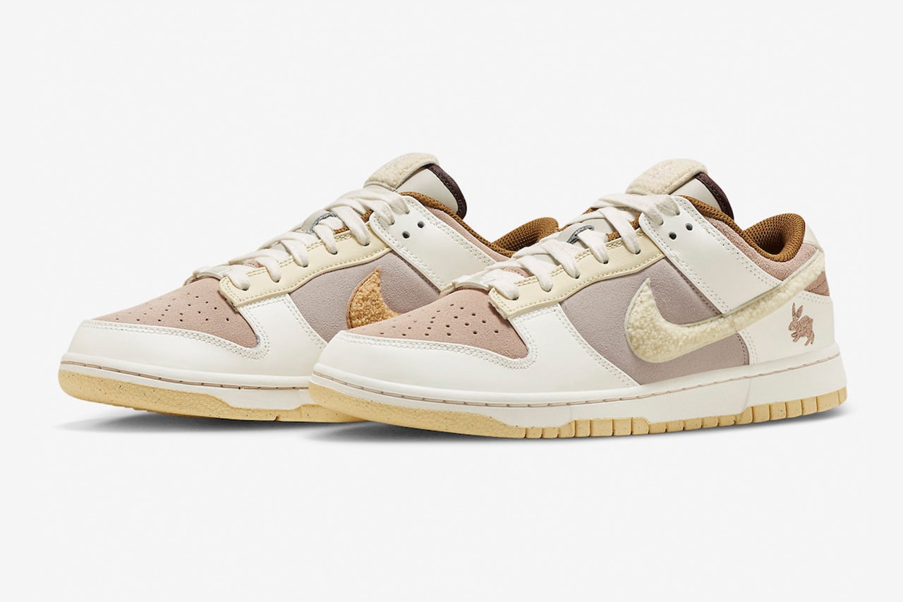 nike dunk low beige year of rabbit lunar new year additional release images details