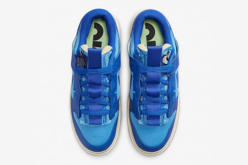 nike dunk low remastered blue white gum sneaker trainer