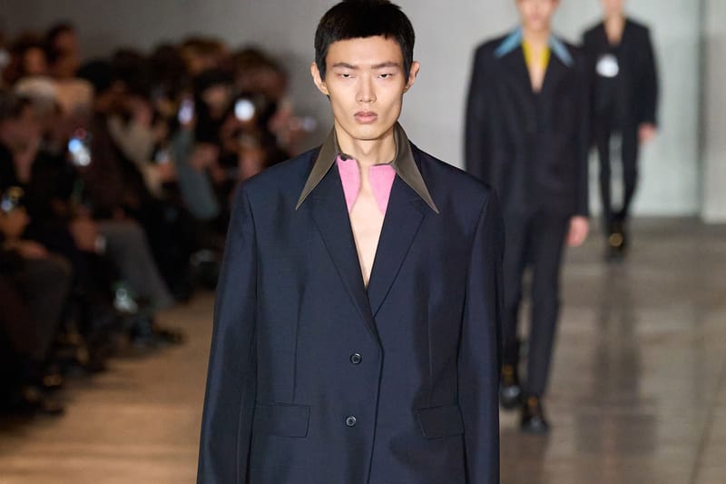 From K-Pop Fans to Pointed Collars, the Highlights at Prada's FW23 Menswear Show