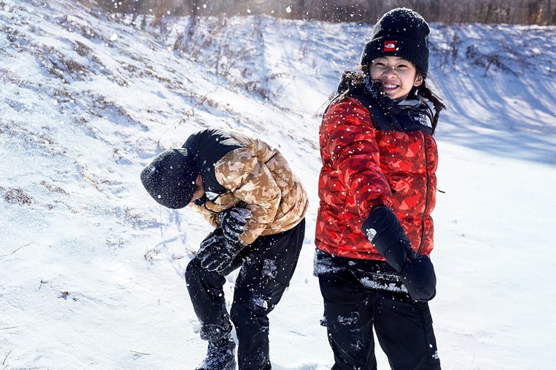 the north face year of the rabbit lunar new year collection campaign down jackets kidswear shoes mules