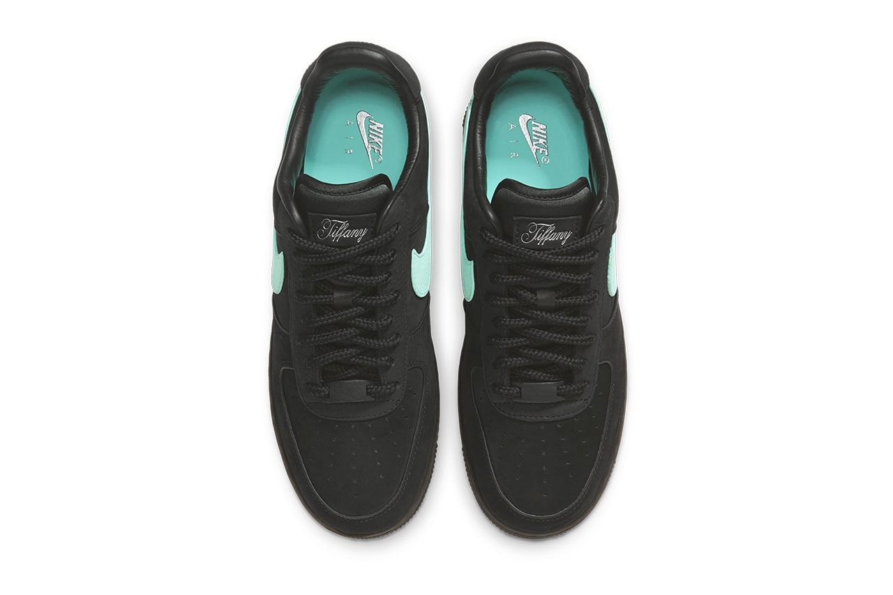 Nike x Tiffany & Co Air Force 1 1837 and silverware