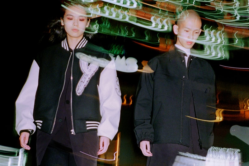 Y-3 adidas Yohji Yamamoto spring summer 2023 artisan codes of sport varsity jackets track cargo pants sneakers