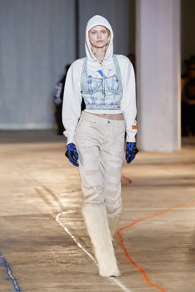 heron preston fall winter 2023 new york fashion week runway debut streetwear black-owned