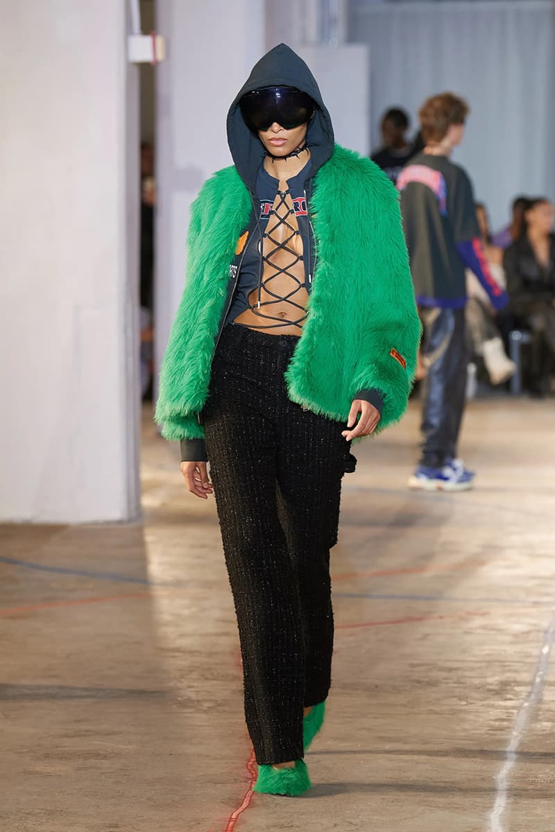 heron preston fall winter 2023 new york fashion week runway debut streetwear black-owned