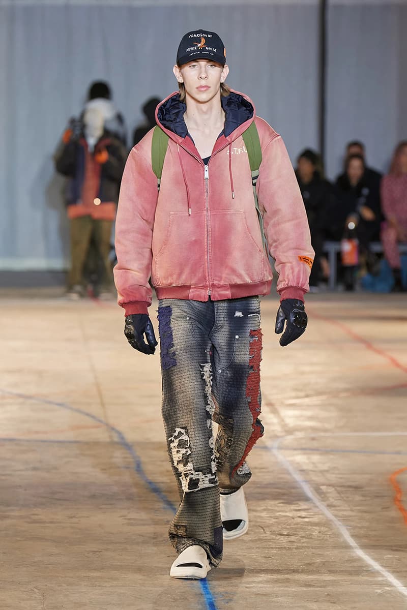 heron preston fall winter 2023 new york fashion week runway debut streetwear black-owned