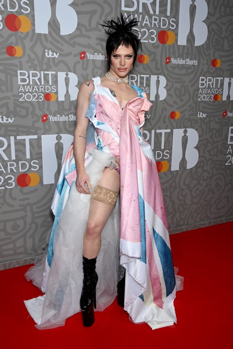 brit awards celebrities red carpet 