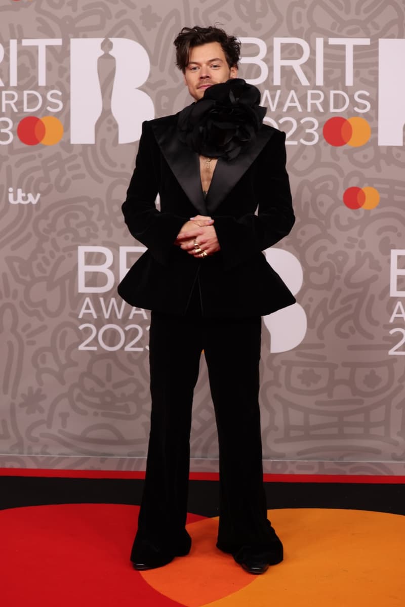 brit awards celebrities red carpet 