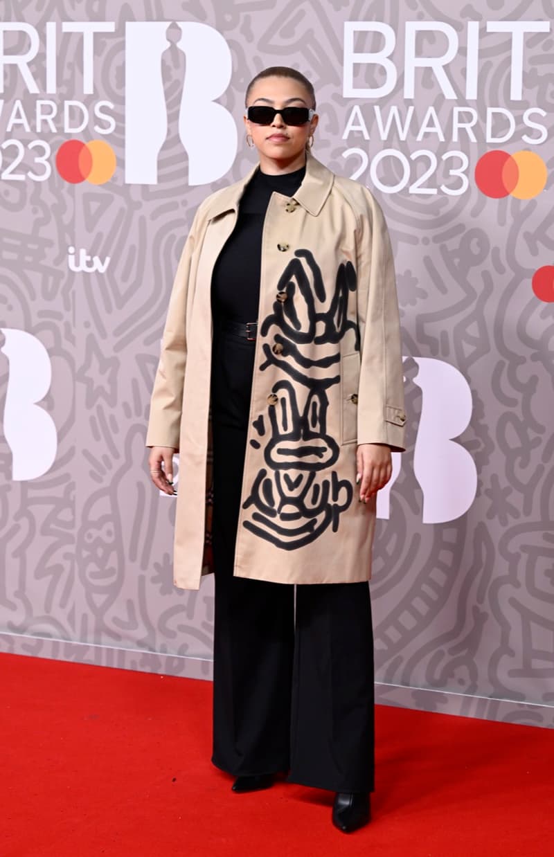 brit awards celebrities red carpet 